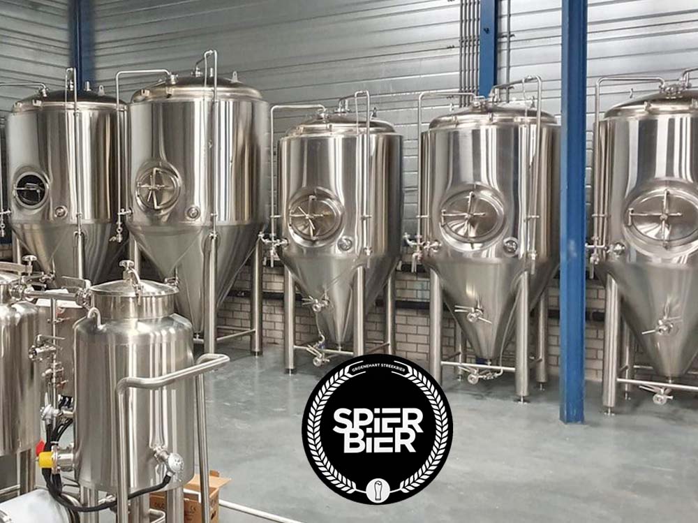 SpierBier Brouwerij Netherland - 1000L Craft Brewery Equipment by TIANTAI